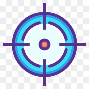 Crosshair Aim Shoot Target Goal Hit Comments - Crosshairs Vector - Free ...