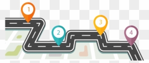 Technology Roadmap Business Road Map - Asphalt Road Graphic