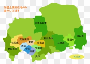 広島県の地図 広島 県 佐伯 区 Free Transparent Png Clipart Images Download