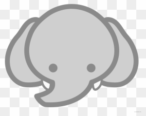 Elephant Clipart Animated - Clip Art Animals Cute - Free Transparent ...