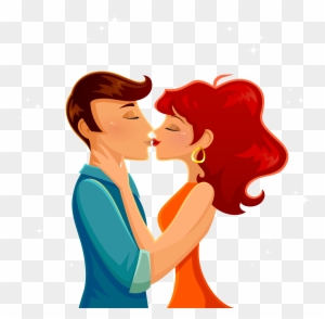 serodiscordant couples kissing clipart