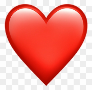 Heart Love Red Whatsapp Emoji Emotion Emotions - Big Heart 