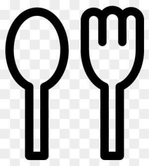 One Spoon And One Fork Vector - Chopsticks Spoon Fork Vector - Free ...