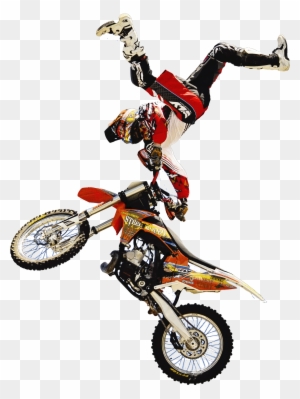 Motocross Clipart Bike Trick - Motocross Png