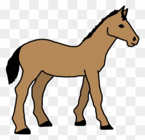 bomber brown horse clipart