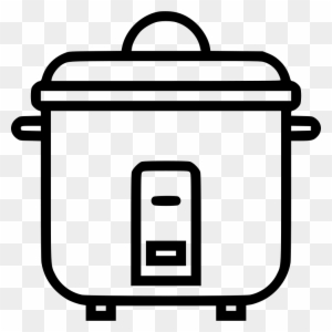 rice cooker clipart black and white bear