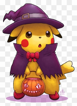 Halloween Pikachu - Pikachu With A Witch Hat