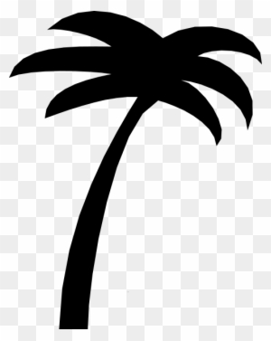 Download Palm Trees Die Cut Vinyl Decal Pv844 Cricut Silhouettes Palm Tree Drawing Simple Free Transparent Png Clipart Images Download