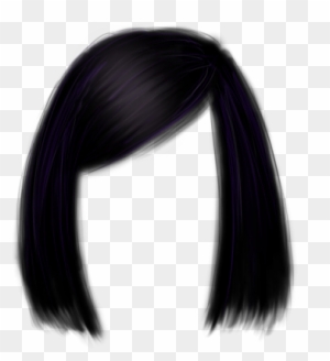 Wavy, Short Hair, Hair Women Png Png Images - Short Black Hair Png ...