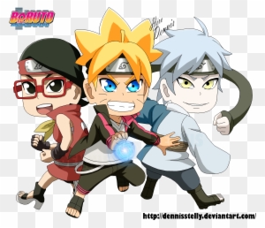 Chibi Boruto Sarada And Mitsuki By Dennisstelly On Boruto Sarada Mitsuki Png Free Transparent Png Clipart Images Download