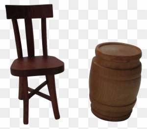 Vintage Miniature Doll House Wooden Chair And Whiskey Chair Free Transparent Png Clipart Images Download