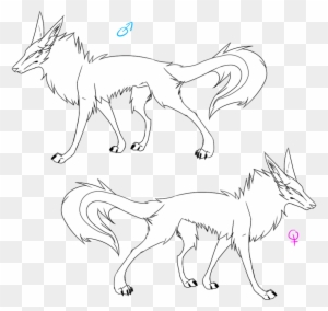 Wolf Base Sketch : Learn how to draw a wolf. - Griis Perfecto