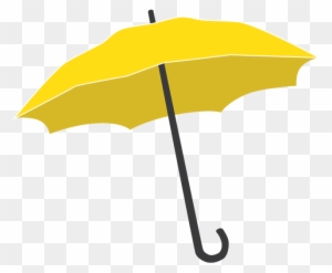 yellow umbrella clip art