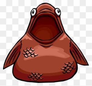 Wise Fish Costume - Red Fish From Club Penguin - Free Transparent PNG  Clipart Images Download