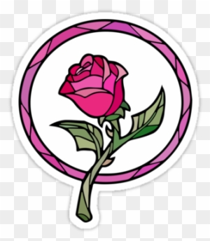 Stained Glass Clipart Rose Beauty And The Beast Rose Glass Free Transparent Png Clipart Images Download