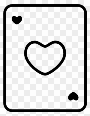 Free clip art Outlined Heart Playing Card Symbol by GR8DAN