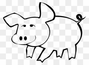 Pig Outline Clip Art, Transparent PNG Clipart Images Free Download ...