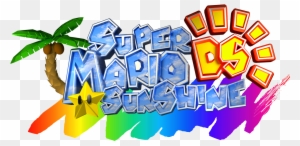 Super Mario Sunshine 64 Ds Is A Super Mario 64 Ds Hack Super Mario Sunshine Logo Free Transparent Png Clipart Images Download - super mario 64 ds roblox