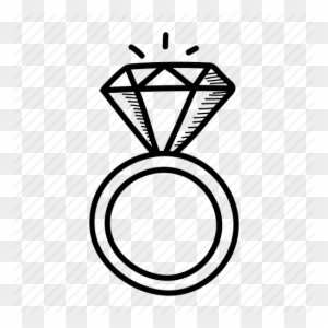 Drawn Gems Diamond Ring - Diamond Clipart - Free Transparent PNG ...