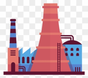 Industrial Factory Illustration Transparent Png - Fabricas Industriais ...