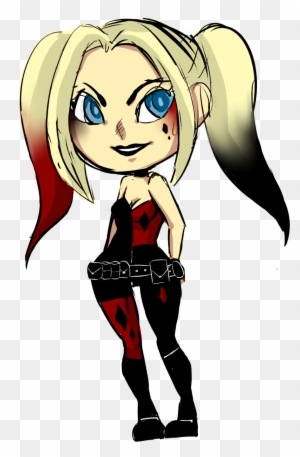 Harley Quinn Chibi Drawing - Free Transparent PNG Clipart Images Download