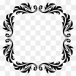 Borders And Frames Drawing Line Art Picture Frames - Square Frame ...