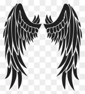 Vector angel wings tattoo design 22658991 Vector Art at Vecteezy