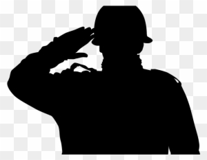 Silhouette At Getdrawings Com Free For Personal - Soldier Salute ...