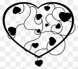 hard working clipart black and white heart