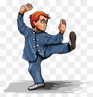 Taichi Young Man - Tai Chi Cartoon - Free Transparent PNG Clipart ...