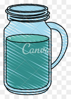 clipart of water jar with crack