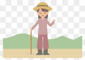 Clip Art Free Stock Agriculture Clipart Female Farmer 百姓 イラスト Free Transparent Png Clipart Images Download