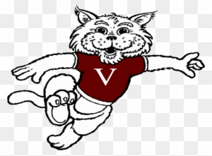 scared wildcat clipart logo