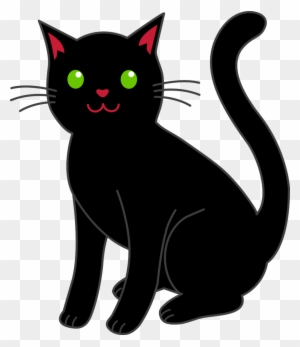 Black Cat Halloween Clip Art, Transparent PNG Clipart Images Free ...