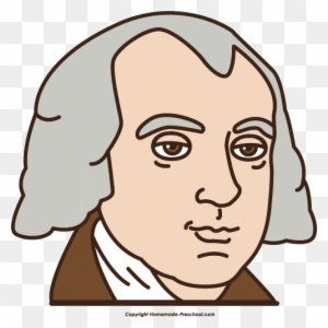 Click To Save Image - James Madison Simple Drawing - Free Transparent ...