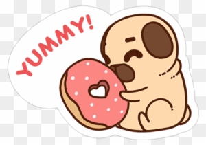 puglie pug donut