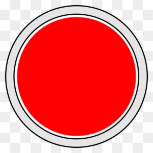 Arcade Button Clip Art - Button Icon Red