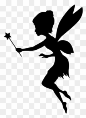 Fairy Clipart Black And White, Transparent PNG Clipart Images Free