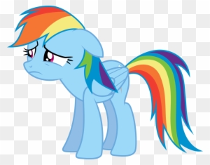 A Heartbroken Rainbow Dash By Gamemasterluna - Rainbow Dash Vector ...