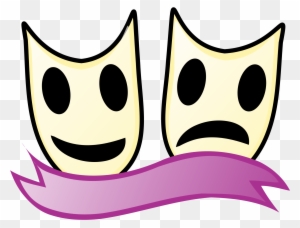 File:Comedy and tragedy masks without background.svg - Wikipedia
