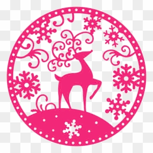 Christmas Silhouettes Stencils Amp Scherenschnitte Tattered Lace Reindeer Free Transparent Png Clipart Images Download