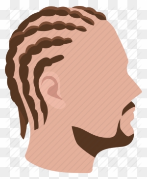 Male Hairstyles Color By - Wavy Hair Male Clip Art