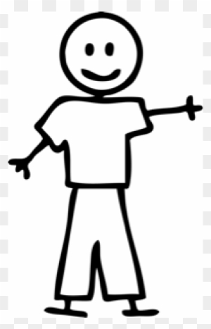 Man Vs Man Is Not Just Related To People - Clip Art Male Stick Figure ...