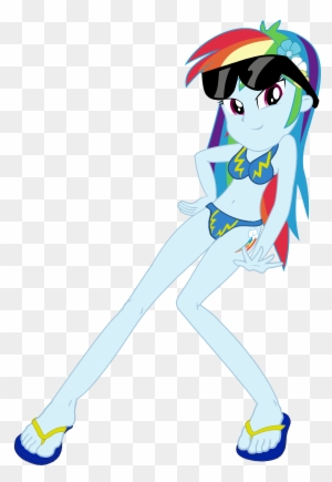 rainbow dash bathing suit