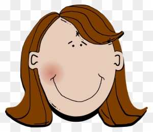 Clip Arts Related To - Short Brown Hair Cartoon - Free Transparent PNG ...