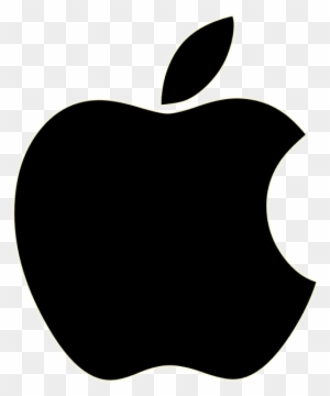 apple logo black png