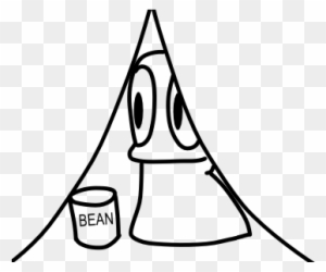 As Tempting As That Can Of Bean Looks, You Just Cannot - Line Art