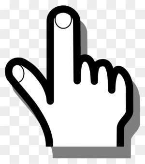 Mouse Pointer Hand Finger - Pointing Finger - Free Transparent PNG ...