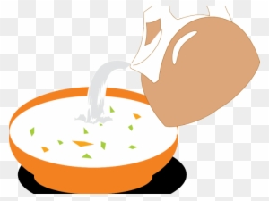 Porridge Clipart Fish Soup - Chicken As Food