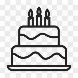 Download Cake Clipart Outline Birthday Cake Cut Out Template Free Transparent Png Clipart Images Download